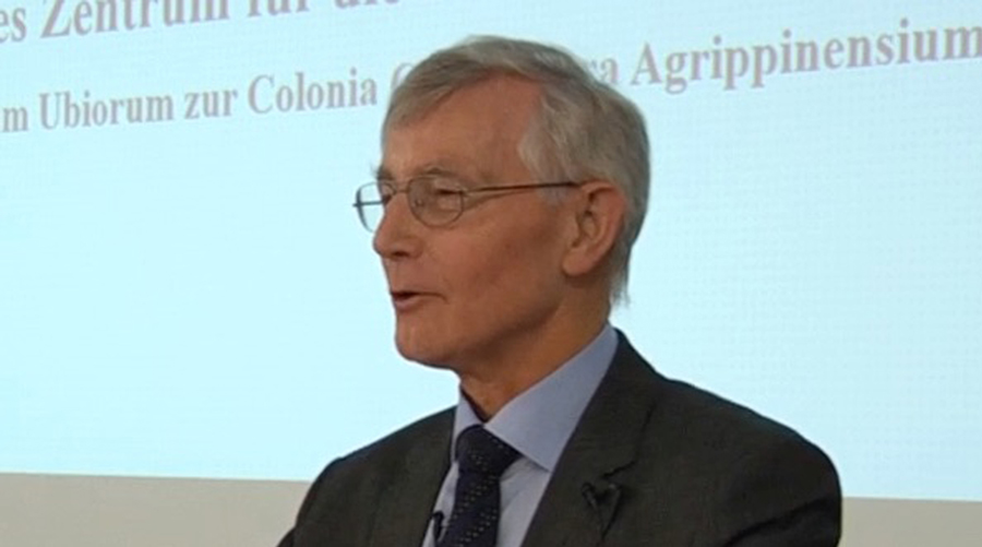 Werner Eck | Provinz Germania: Köln, vom oppidum Ubiorum zur Colonia Claudia Ara Agrippinensium | 08.11.2016 Werner Eck