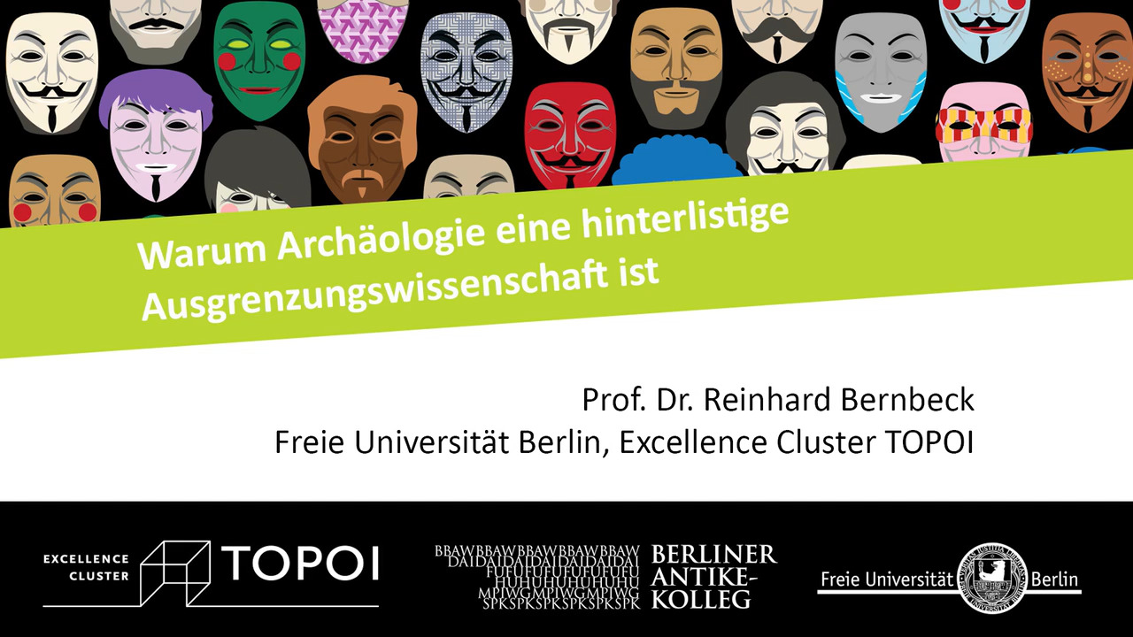 Reinhard Bernbeck | Warum Archäologie eine hinterlistige Ausgrenzungswissenschaft ist | 5.12.2017 Reinhard Bernbeck | Warum Archäologie eine hinterlistige Ausgrenzungswissenschaft ist | 5.12.2017